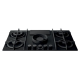 Campana encimera a gas ELICA NIKOLATESLA FLAME BL/F/88. PRF0147741A. Ancho 90 cm, Negro. Clase A